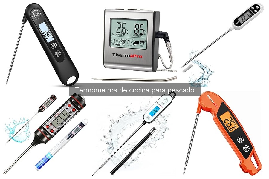 Mantenimiento y limpieza de termómetros de cocina para pescado