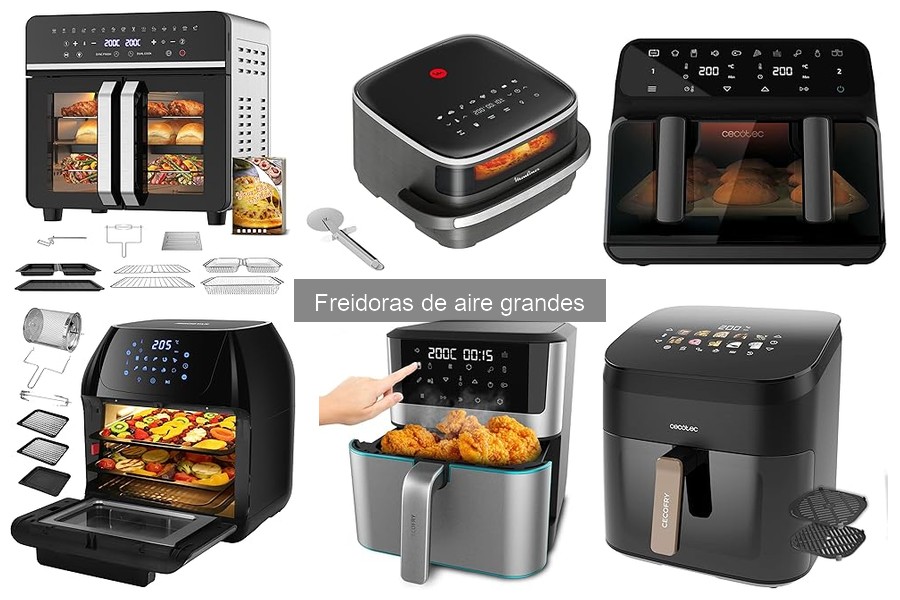 Mejora tu cocina: consejos para usar freidoras de aire grandes