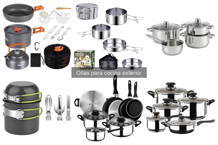 Mejores accesorios para ollas de cocina exterior