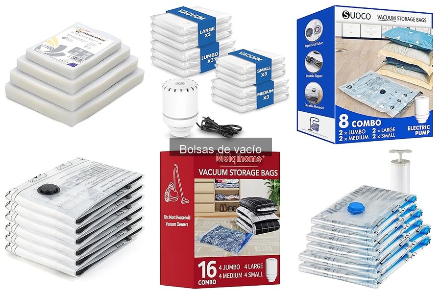 Mejores bolsas de vacío para uso doméstico: Comparativa 2023