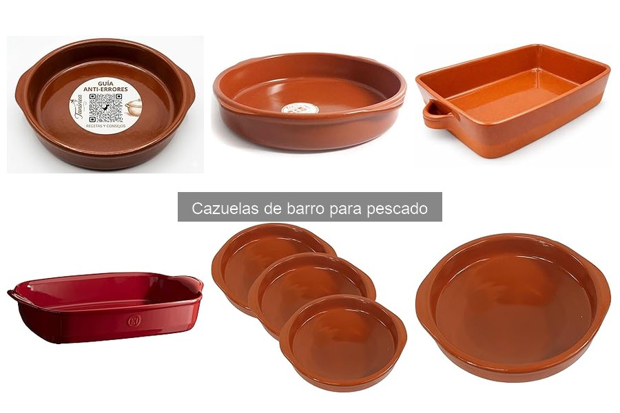 Mejores cazuelas de barro para preparar pescado a la parrilla