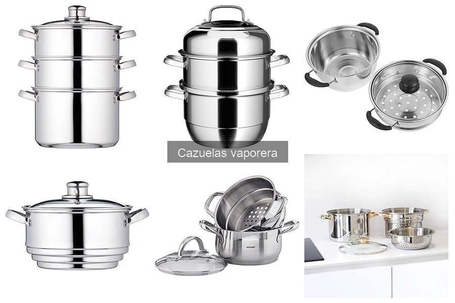Mejores cazuelas vaporera para cocinar mariscos