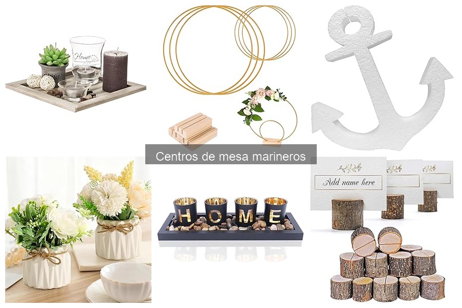 Mejores centros de mesa marineros para cenas elegantes