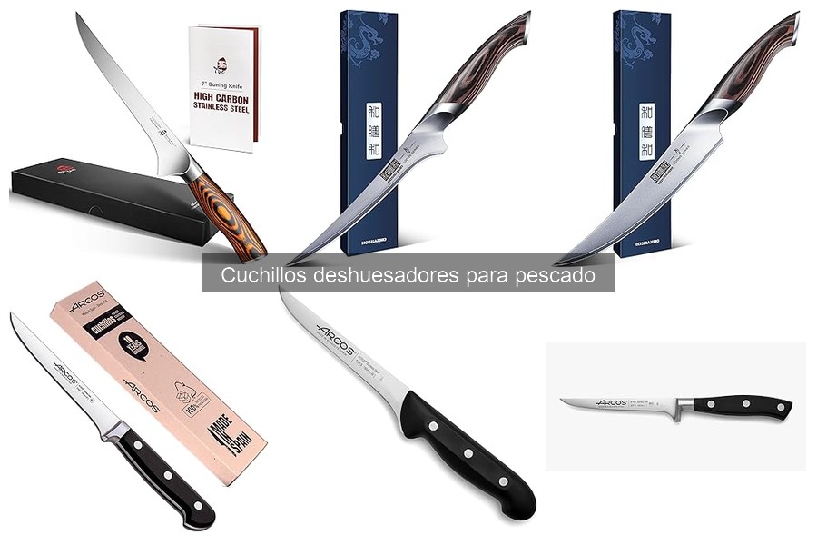 Mejores cuchillos deshuesadores para pescado según usuarios