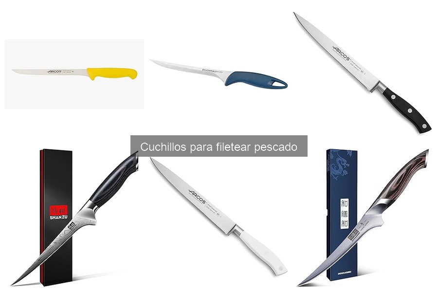 Mejores cuchillos para filetear pescado para chefs profesionales