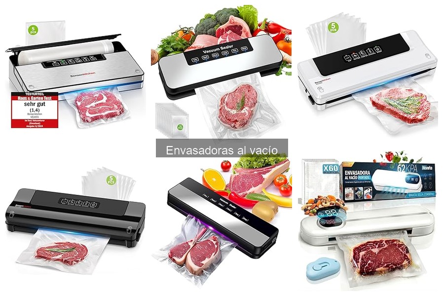 Mejores envasadoras al vacío para uso doméstico comparativa