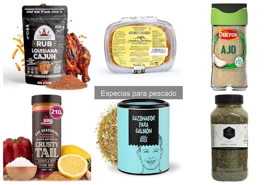 Mejores especias para pescado: guía de compra y consejos