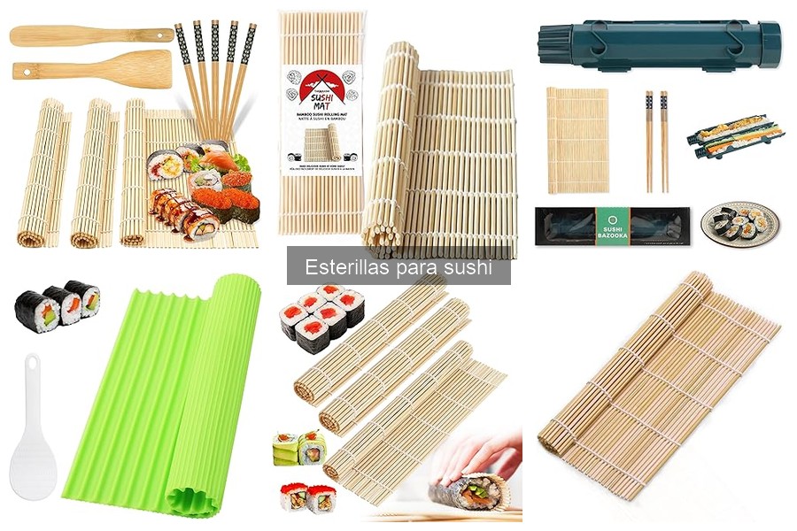 Mejores esterillas para sushi: comparativa y opiniones