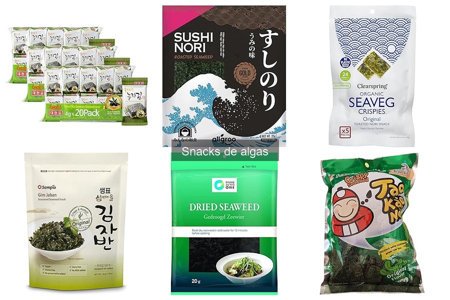 Mejores lugares para comprar snacks de algas al mejor precio