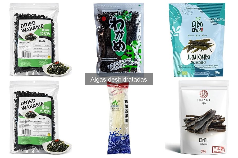 Mejores marcas de algas deshidratadas para comprar
