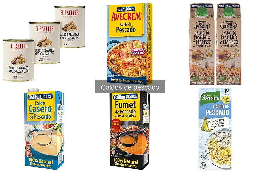 Mejores marcas de caldo de pescado: comparativa y precios