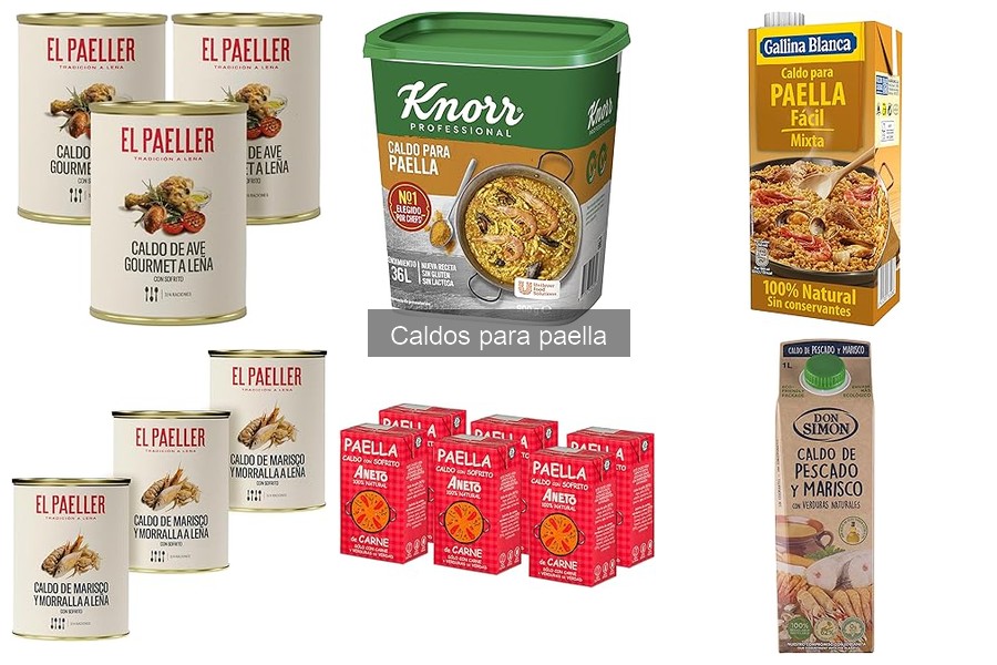 Mejores marcas de caldo para paella: comparación y análisis