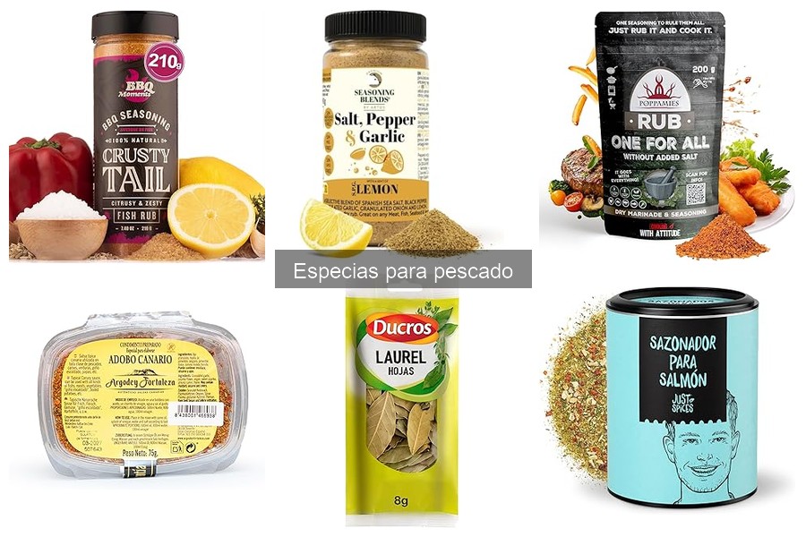 Mejores marcas de especias para pescado: comparativa