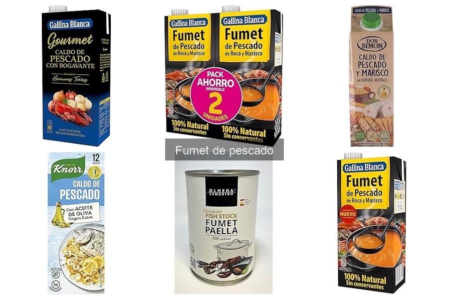 Mejores marcas de fumet de pescado para comprar en casa