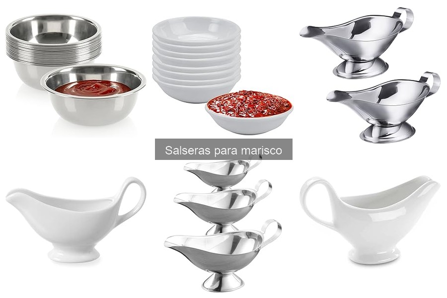 Mejores marcas de salseras para marisco: calidad y diseño