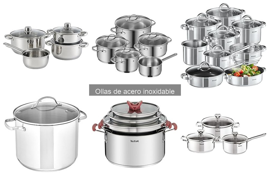 Mejores ollas de acero inoxidable en 2023: comparativa