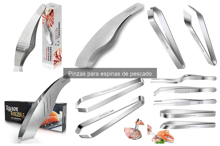Mejores pinzas para espinas de pescado según uso