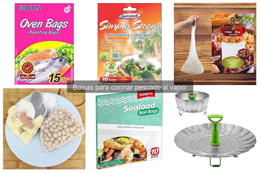 Mejores prácticas para almacenar bolsas de cocinar pescado al vapor