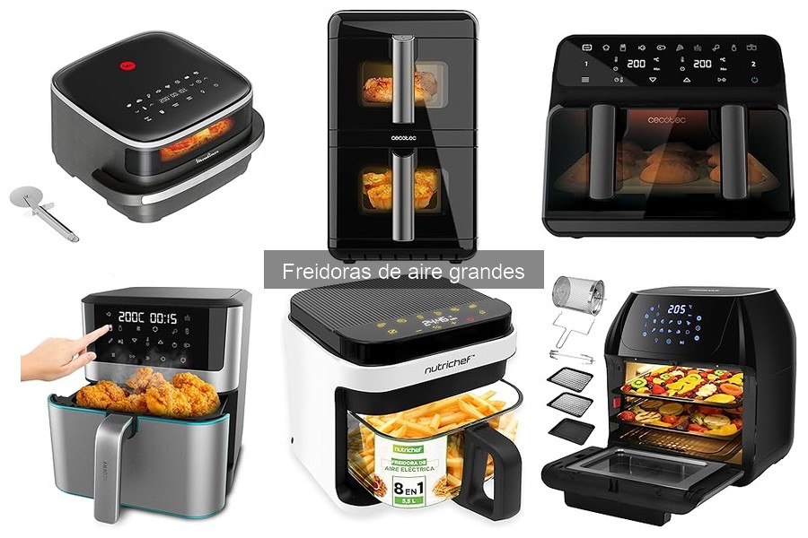 Mejores recetas para freidoras de aire grandes