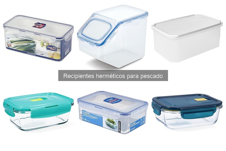Mejores recipientes herméticos para almacenar pescado fresco