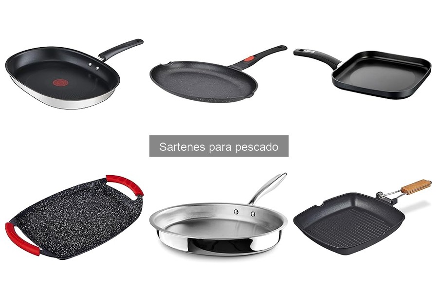 Mejores sartenes para cocinar pescado en casa