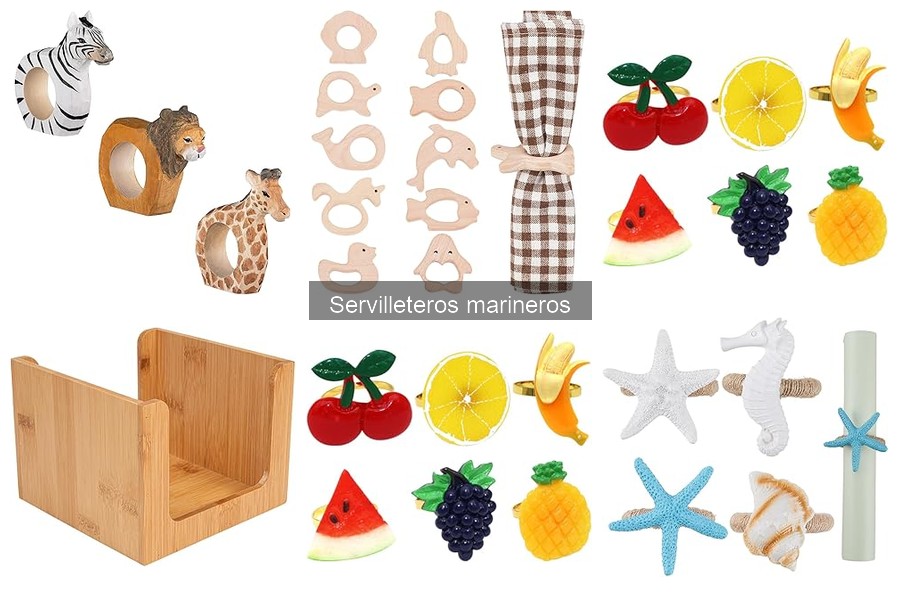 Mejores servilleteros marineros para cenas temáticas