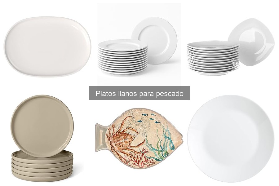 Mejores tiendas para comprar platos llanos para pescado