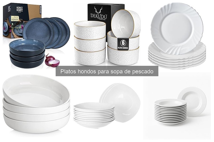 Ofertas y precios de platos hondos para sopa de pescado