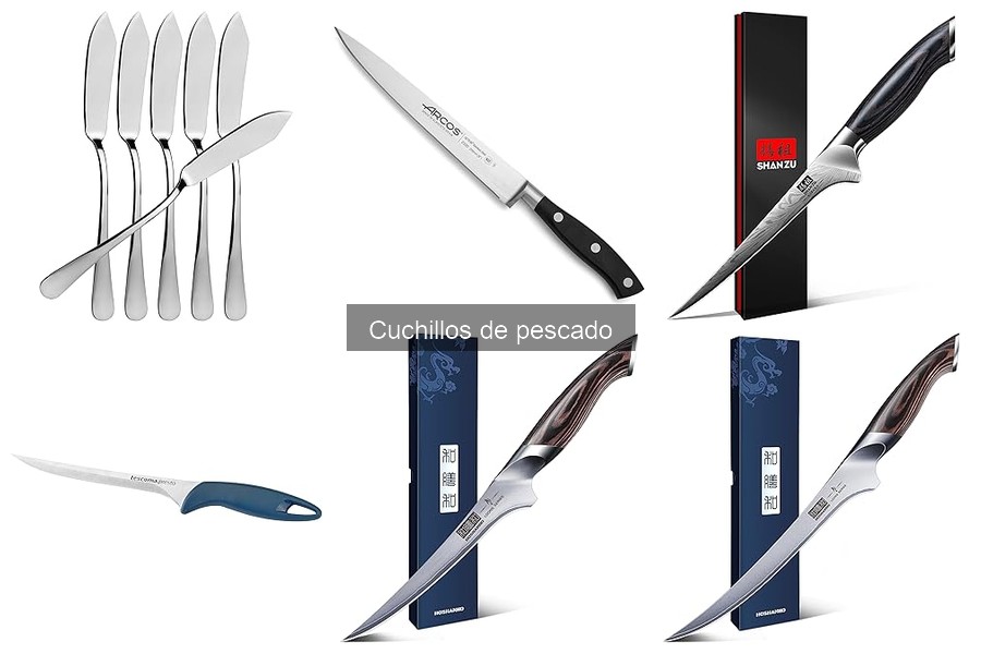 Opiniones sobre cuchillos de pescado SHAN ZU, FAMILY y Arcos