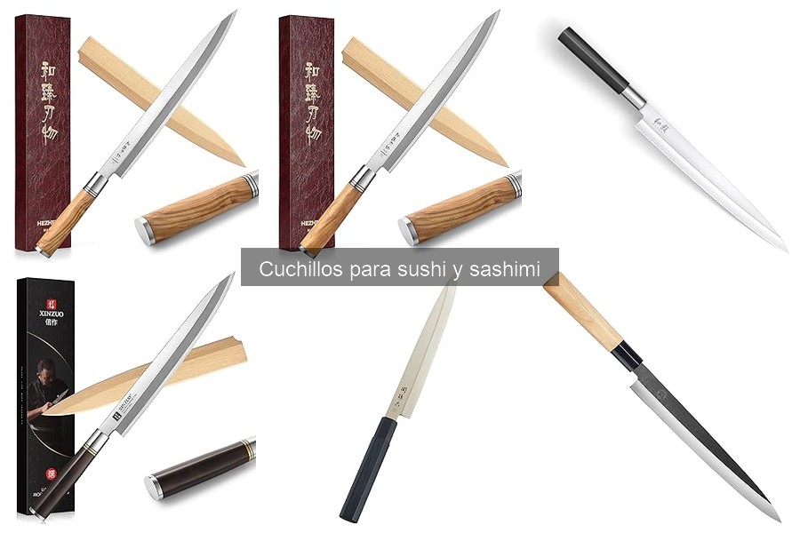 Opiniones sobre cuchillos de sushi: marcas populares