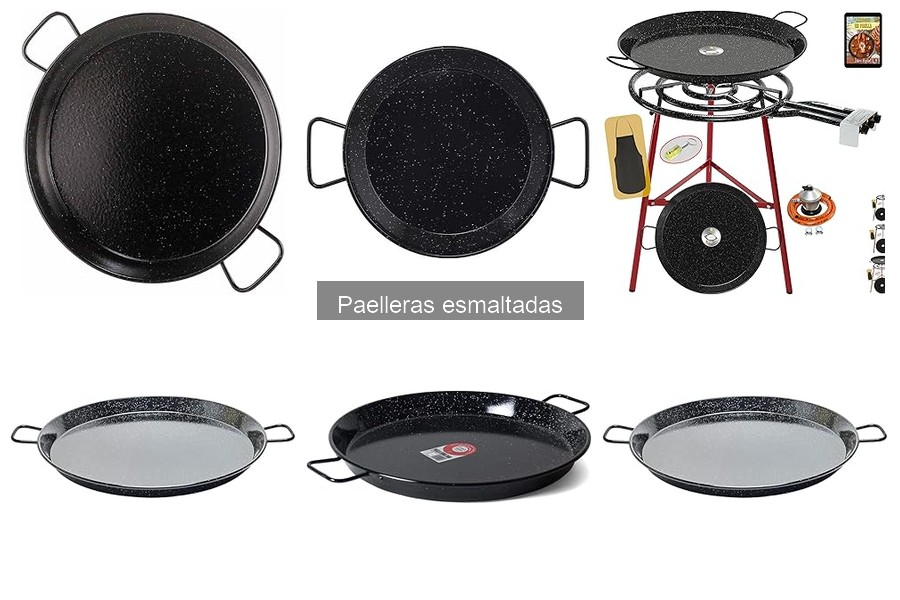 ¿Paelleras esmaltadas son aptas para todas las cocinas?