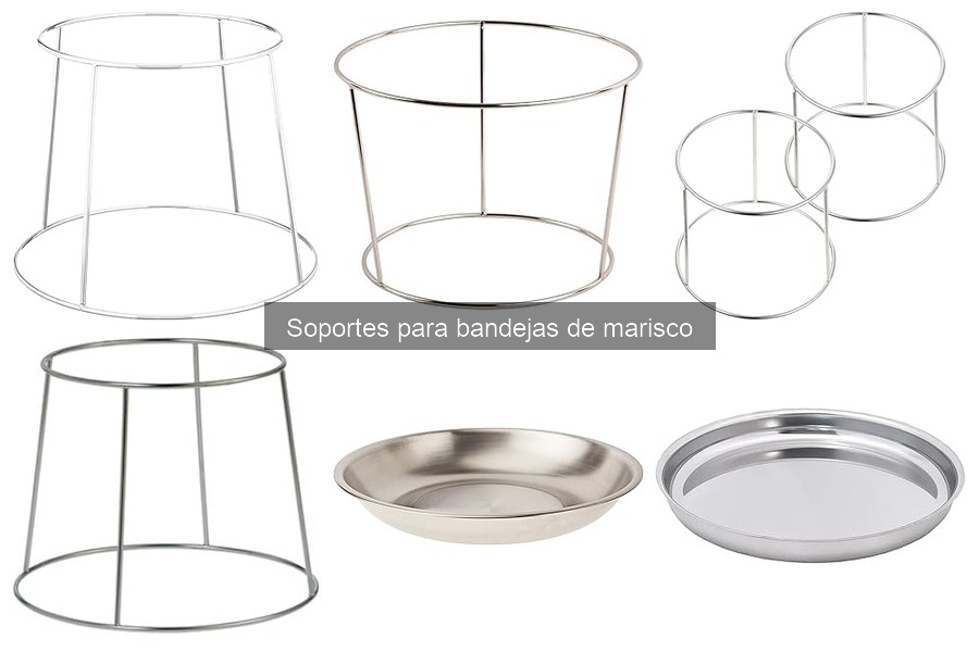 Personaliza tu soporte para bandejas de marisco fácilmente