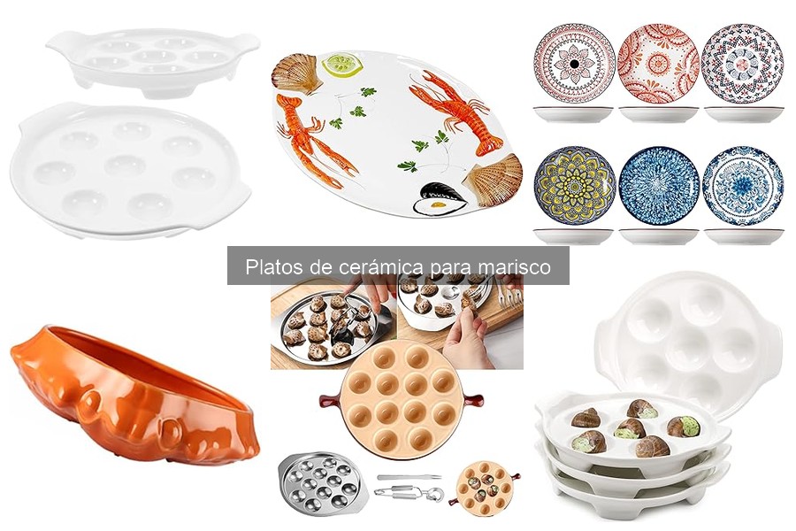 Platos de cerámica para marisco vs. otros materiales