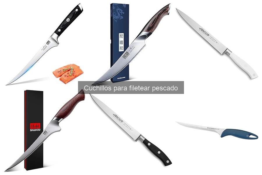 Precios de cuchillos para filetear pescado y recomendaciones