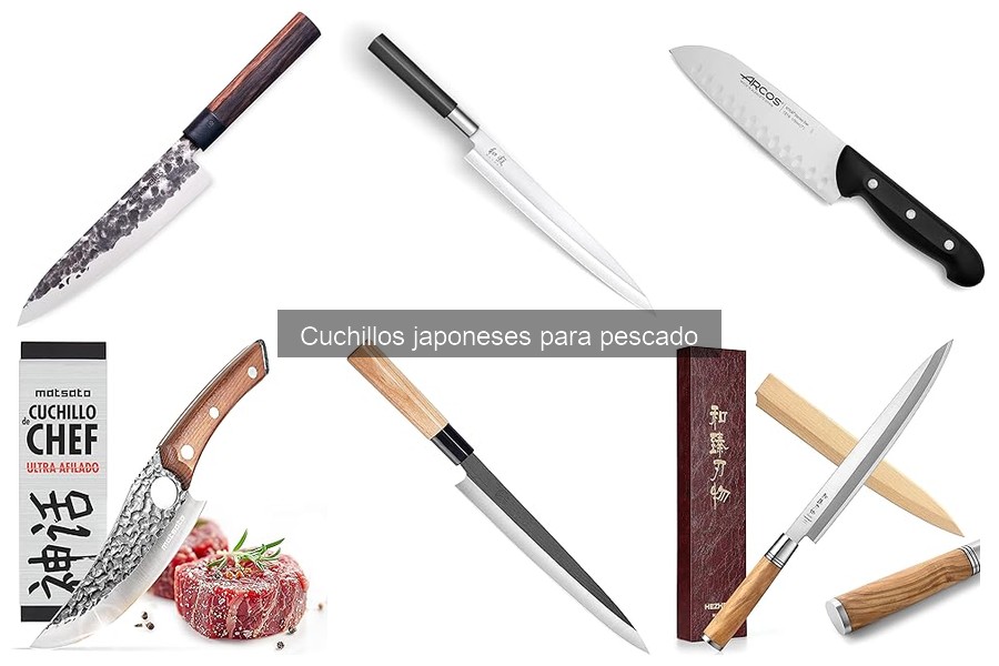 Problemas al afilar cuchillos japoneses para pescado