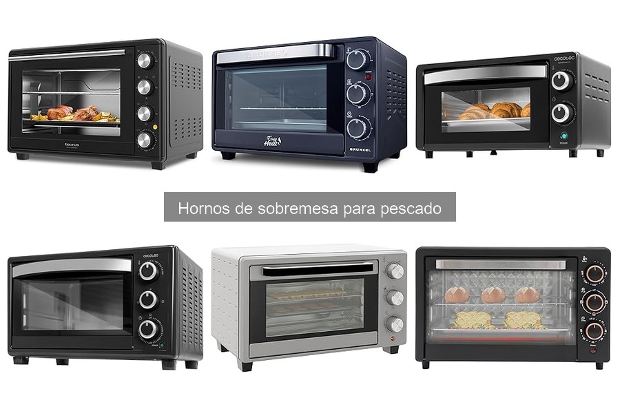Problemas comunes al usar hornos de sobremesa para pescado