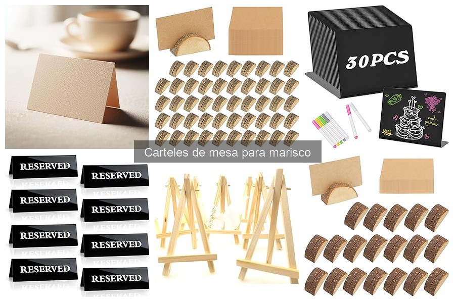 Problemas Comunes con Carteles de Mesa para Marisco