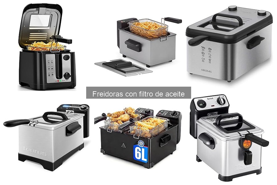 Problemas comunes en freidoras con filtro de aceite y soluciones