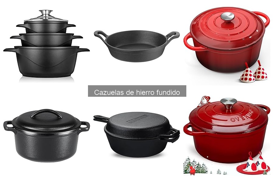 ¿Qué es una cazuela de hierro fundido? Características y usos