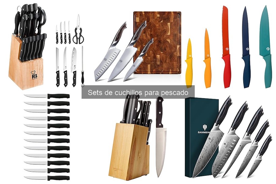 ¿Qué incluye un set de cuchillos para pescado?