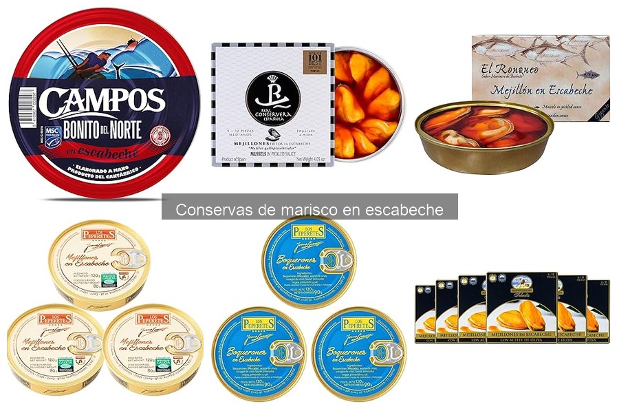 ¿Qué son las conservas de marisco en escabeche?