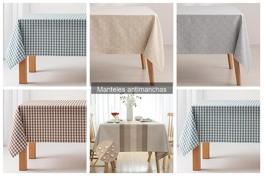 ¿Qué son los manteles antimanchas y por qué son útiles?