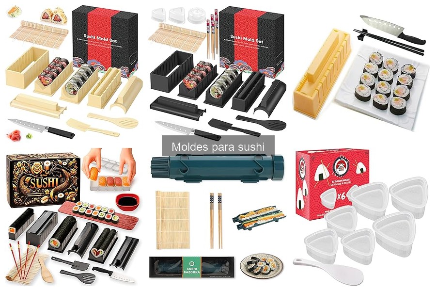 Recetas de sushi fácil con moldes para sorprender en casa
