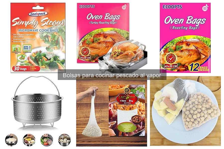 Recetas fáciles con bolsas para cocinar pescado al vapor