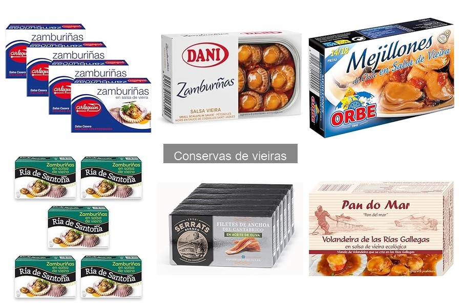 Recetas fáciles con conservas de vieiras para sorprender