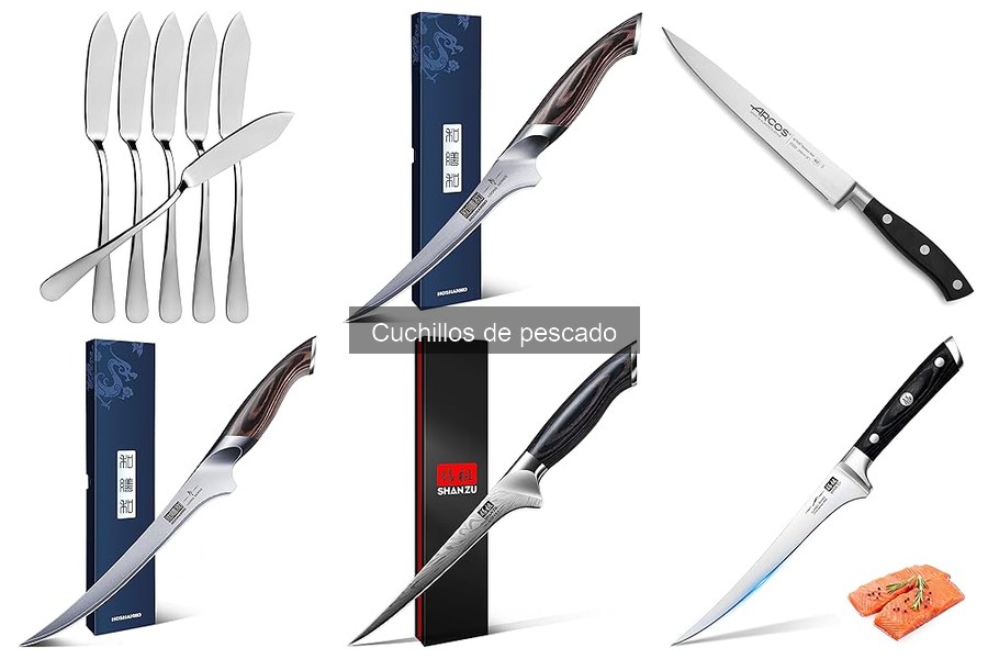 Símbolos y marcas en cuchillos de pescado: todo lo que significan