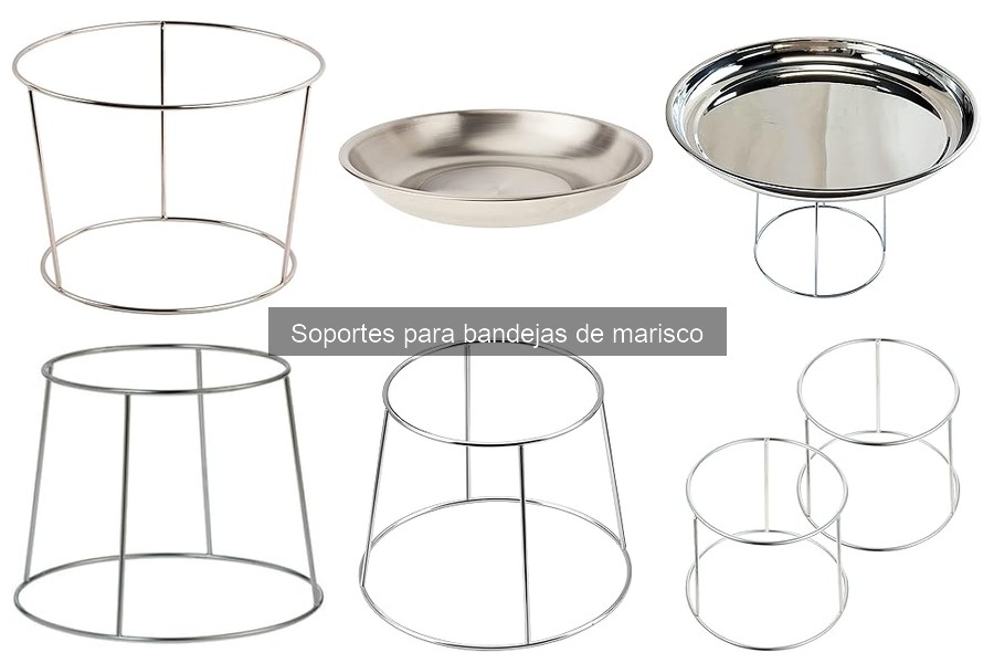 Soportes para bandejas de marisco perfectos para eventos