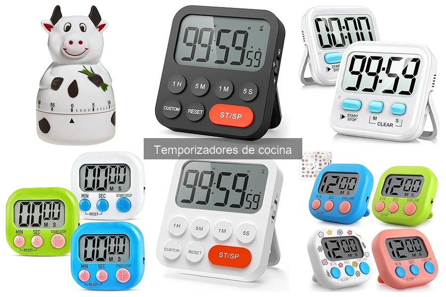 Temporizadores de cocina avanzados para chefs experimentados