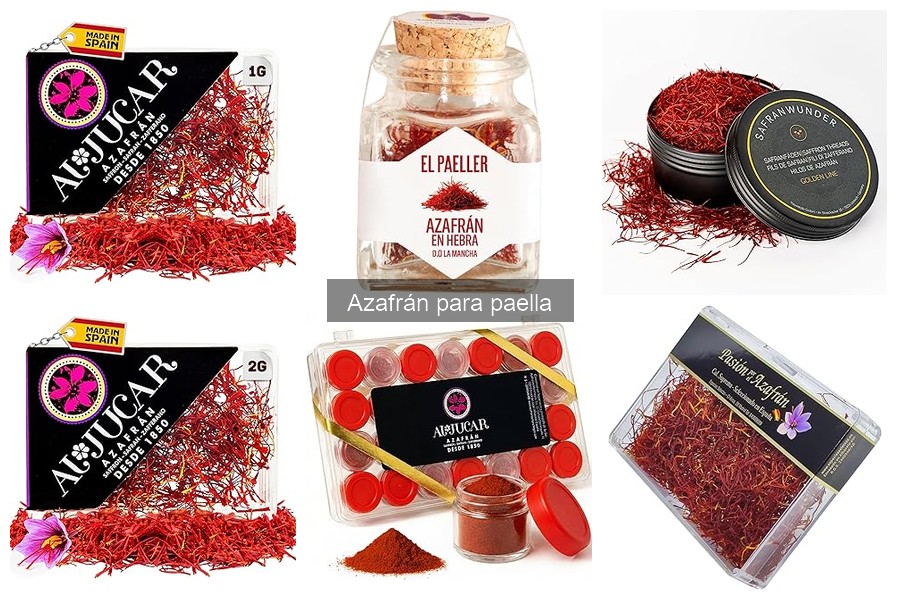 Tipos de azafrán y sus características para paella
