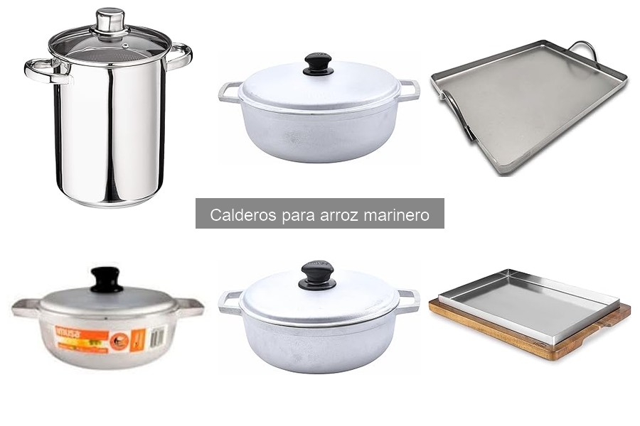 Tipos de calderos para arroz marinero: opciones y recomendaciones